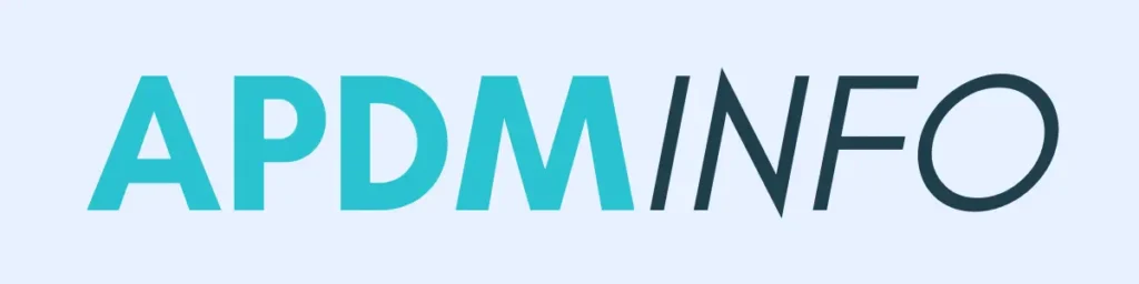 the official logo of apdm info