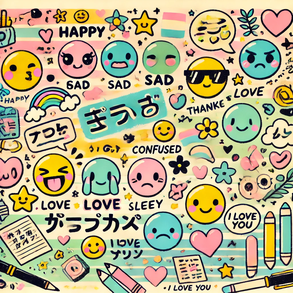 japanese emoticons photo